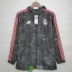 Real Madrid Chaqueta Rompevientos Negro Pattern 2021/2022 Real Madrid Chaqueta Rompevientos Negro Pattern 2021/2022