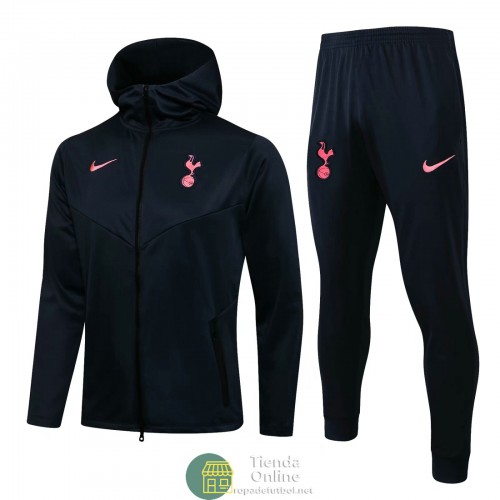Tottenham Hotspur Chaqueta Capucha Royal + Pantalon Royal 2021/2022 Tottenham Hotspur Chaqueta Capucha Royal + Pantalon Royal 2021/2022